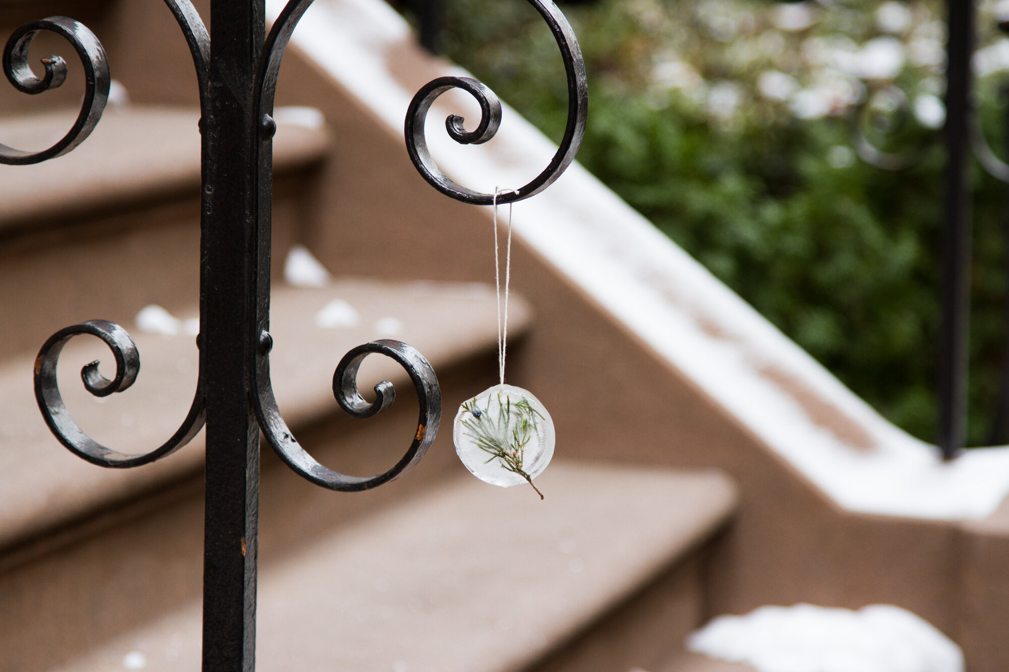 ice ornaments | reading my tea leaves
