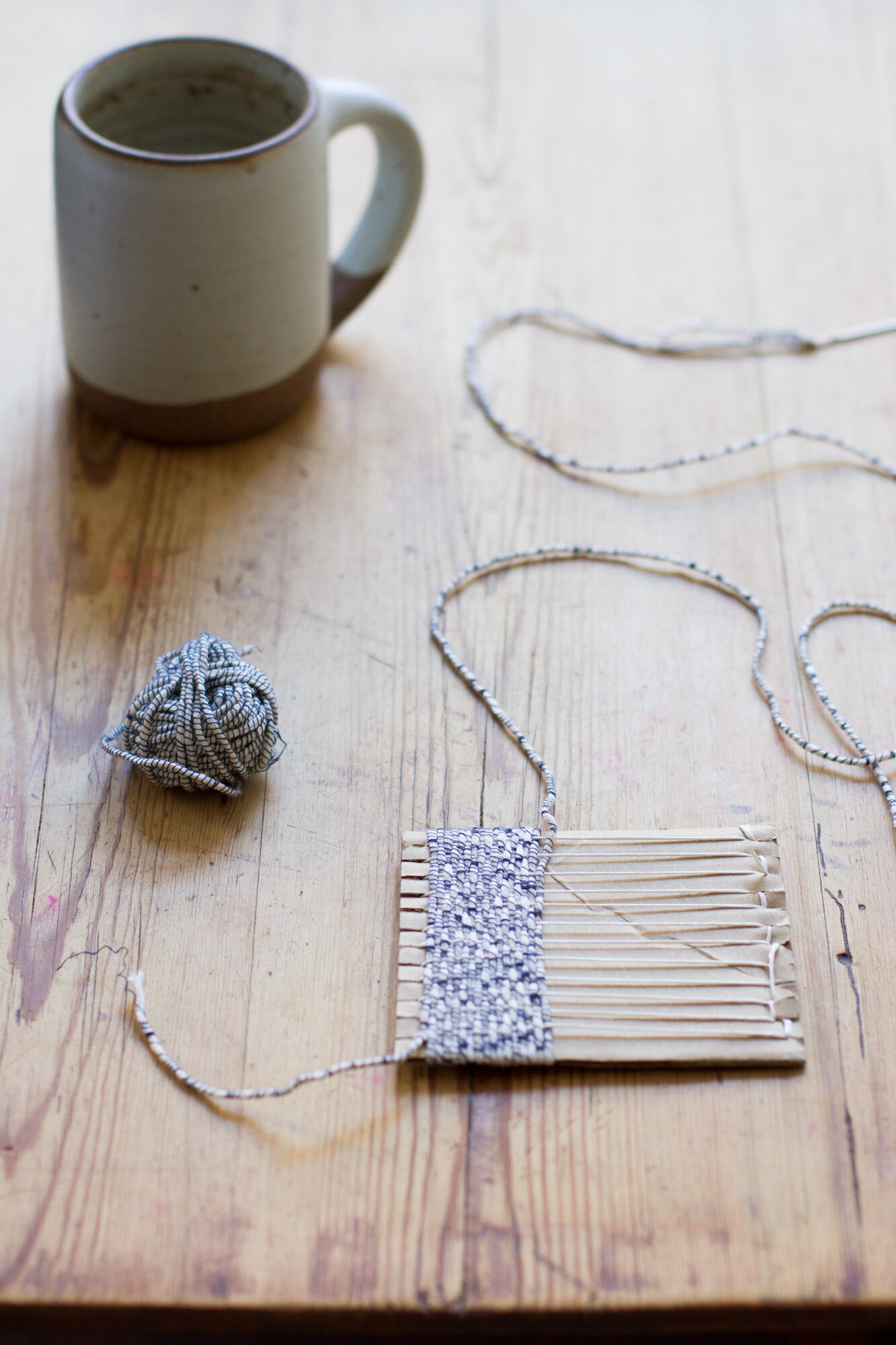 make your own woven pouch | reading my tea leaves