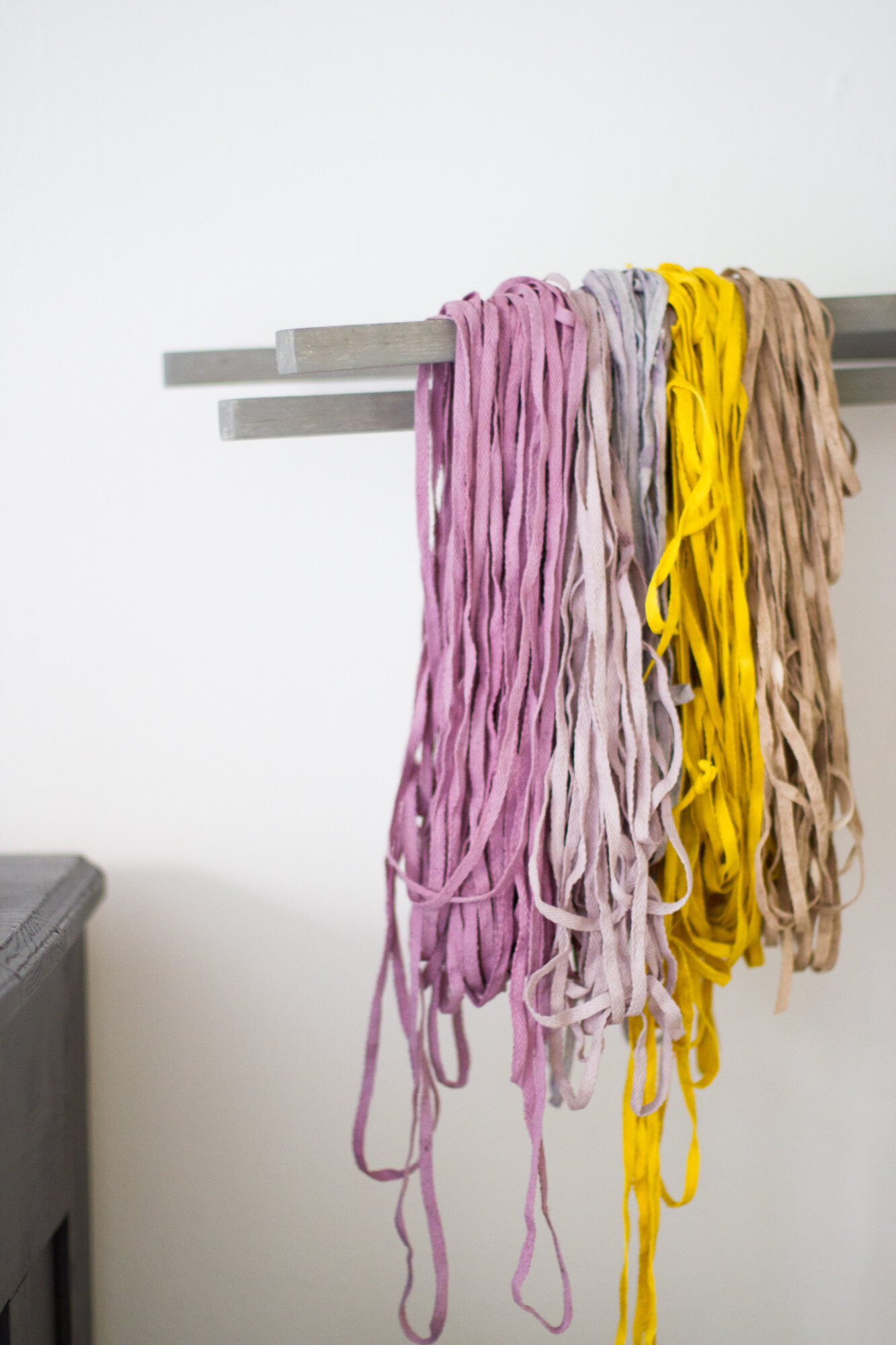 hand-dyed cotton ribbon