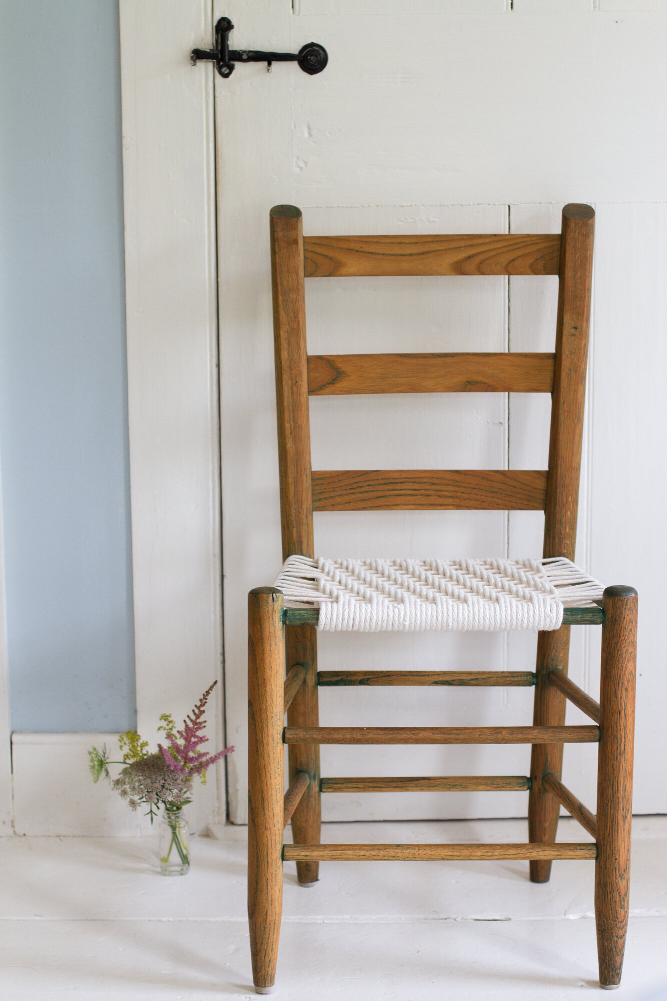 Old Chair New Seat Reading My Tea Leaves Slow Simple