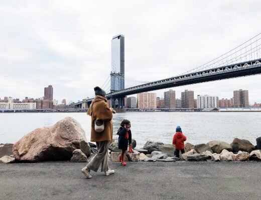 erin and kids in dumbo by james patrick casey