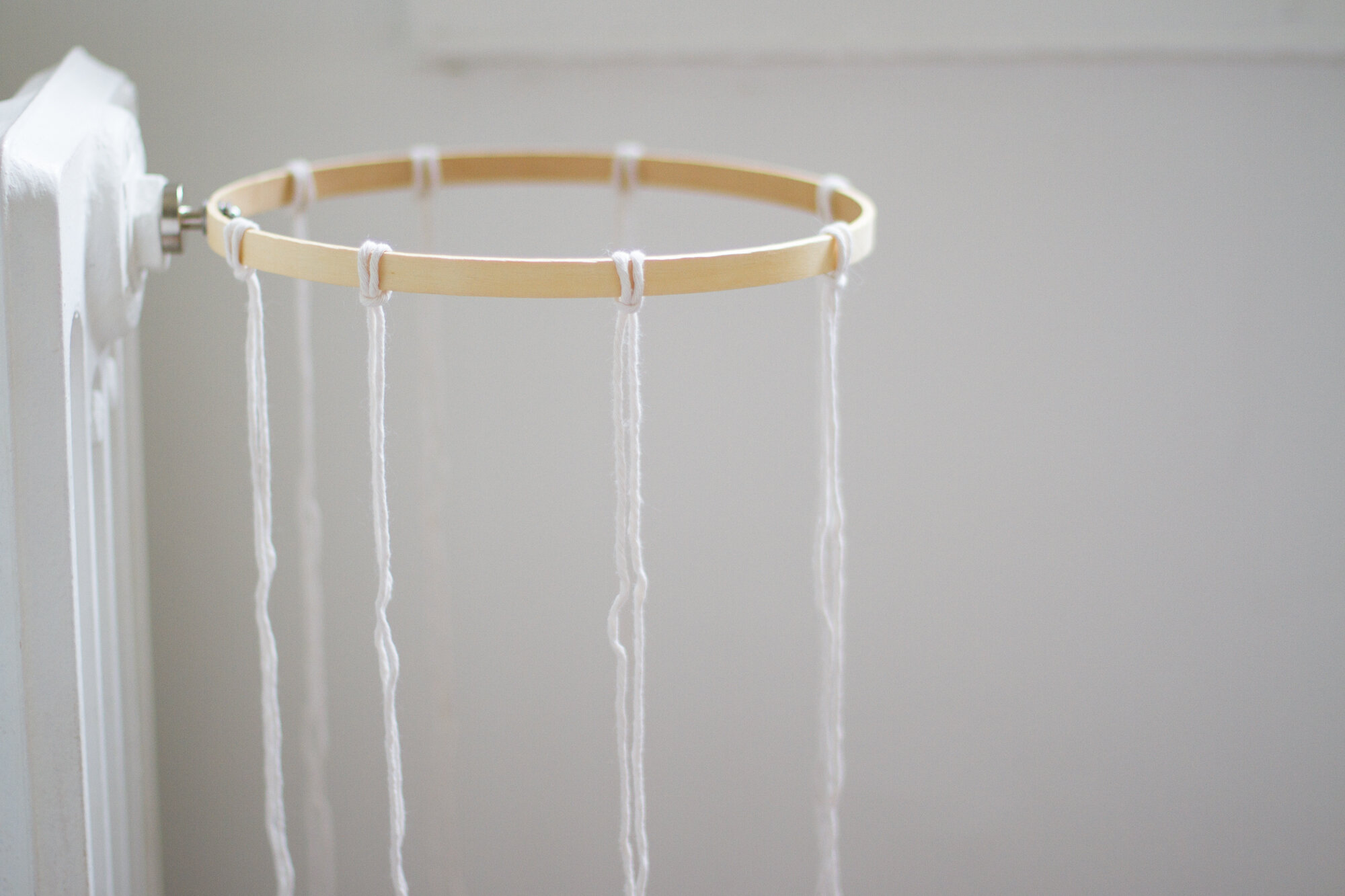 how to turn an embroidery hoop into a basketball hoop | reading my tea leaves