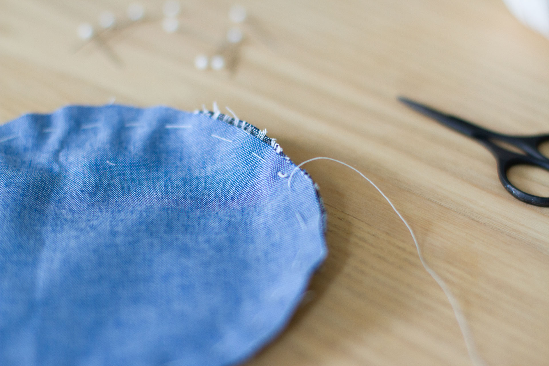 Principal Natural Life Sew Sewing Pin Cushion Tape Measure 