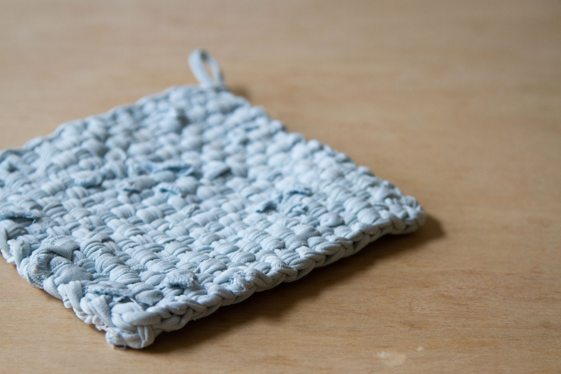 How to Make Potholder Loops from Recycled T-Shirts